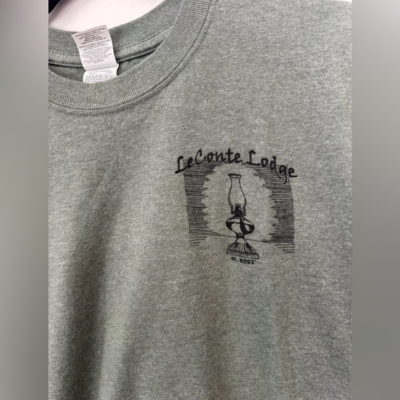 LeConte Lodge 2018 Great Smoky Mountain Short Sleeve Shirt I Hiked It Size Small - Picture 2 of 5